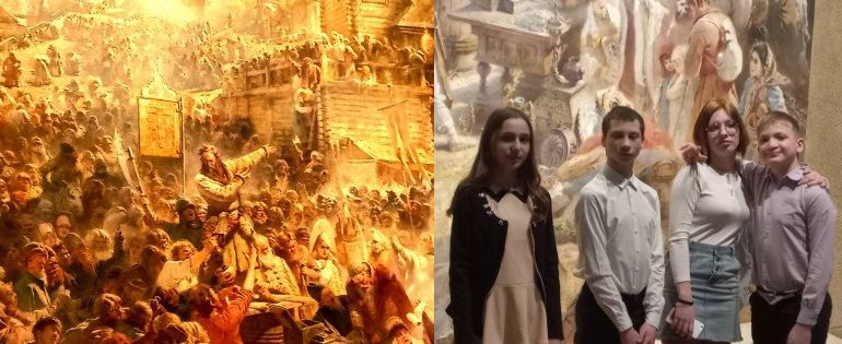 Великая картина К.Е. Маковского «Возвание Минина»